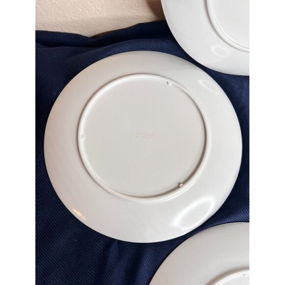 Vintage Lenox Ware Set Of 4 Yellow Daisy Pattern Melamine Plates 9-1/2" READ - Picture 8 of 16